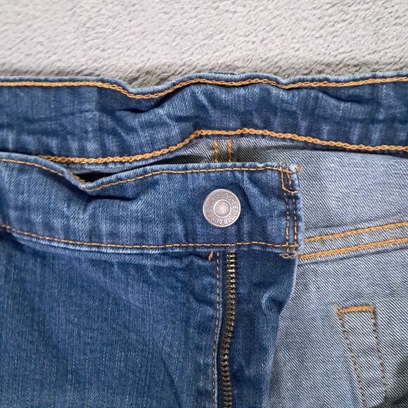 Levi's 541 Jean Men 41x31, Tag 42x34 Blue Stretch Denim Athletic Taper - Picture 5 of 16